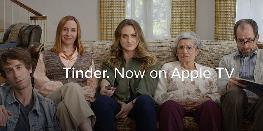 Tinder Apple TV app - family couch.jpg Now the whole family can weigh in