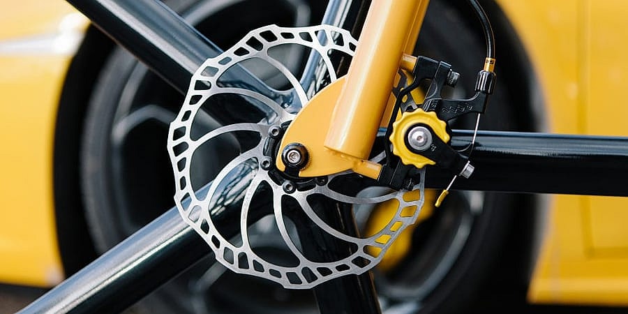 Viks GT Lamborghini inspired bicycle - wheel close.jpg Aluminum alloy makes it 40% lighter than its predecessor (Photo: Felix Laasme/Hooligan Hamlet)