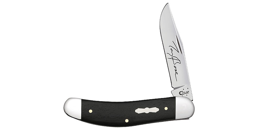 WR Case Tony Bose pocket knives - Smooth Ebony Wood Sowbelly.jpg The Smooth Ebony Wood Sowbelly (Photo: W.R. Case & Sons Cutlery Co.)