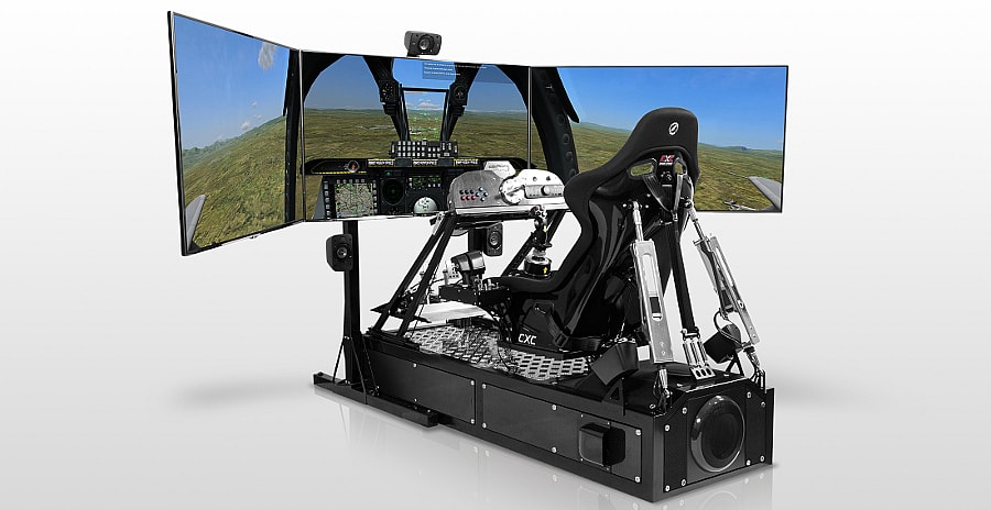 CXC Motion Pro II flight simulator.jpg They also offer flight simulators (Photo: CXC Simulations)