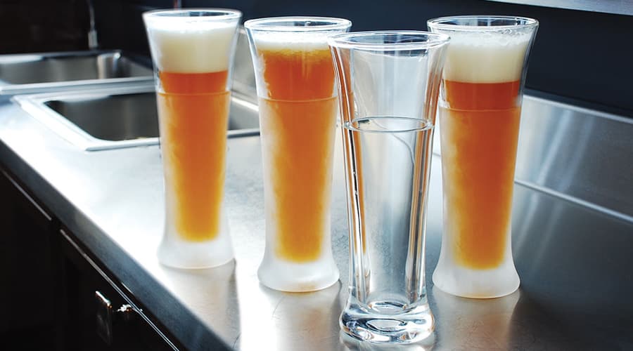 Best of Sharper Image - Cold Beer Glasses.jpg How to keep that nice cold one cold (Photo: The Sharper Image)