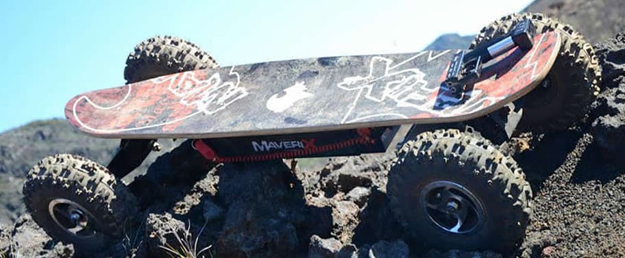 Maverix Border X off-road elecric skateboard.jpg Border X all terrain electric skateboard