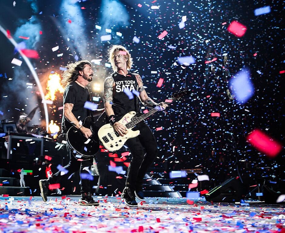 Dave Grohl and Duff McKagan