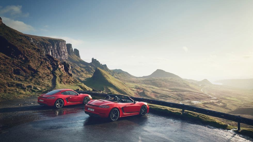 2019 Porsche Boxster T and Cayman T