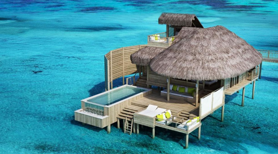 10 Overwater Bungalows - Six Senses Laamu.jpg It's nestled on an exclusive atoll