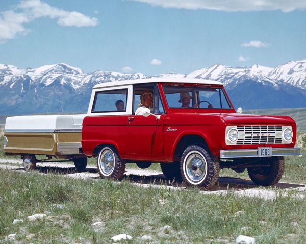 1966-1977 Ford Bronco - A diminutive box-on-wheels, the Ford Bronco captured the hearts of outdoorsy Americans with bug eyes and an austere interior. It was built to be simple and inexpensive, the off-road counterpart to the Mustang, and buyers flocked.