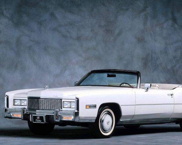 1976 Cadillac Eldorado Convertible  - Beauty queens love it. Southern businessmen love it. Steak-house owners love it. It is the Cadillac Eldorado, it has an 8-liter V8, it is nineteen feet long. All hail. 