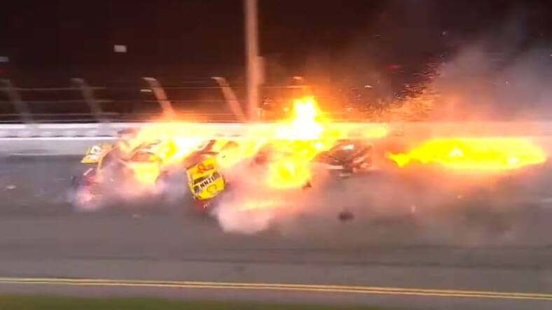 2021 Daytona 500 Crash