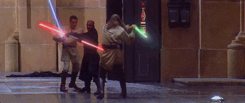 98166-From-The-Phantom-Menace-To-The-Force-Awakens-Every-Lightsaber-Battle-....gif