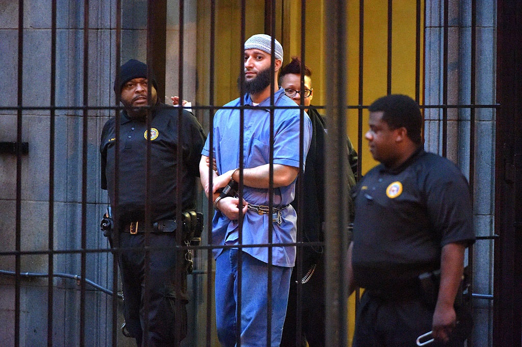 Adnan  Syed in Court in 2016