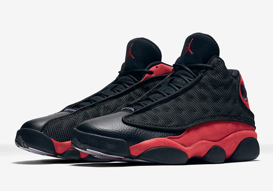 Air jordan 13 clearance bred on feet