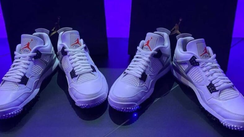 Air Jordan 4 and 5 Golf Shoes Promo