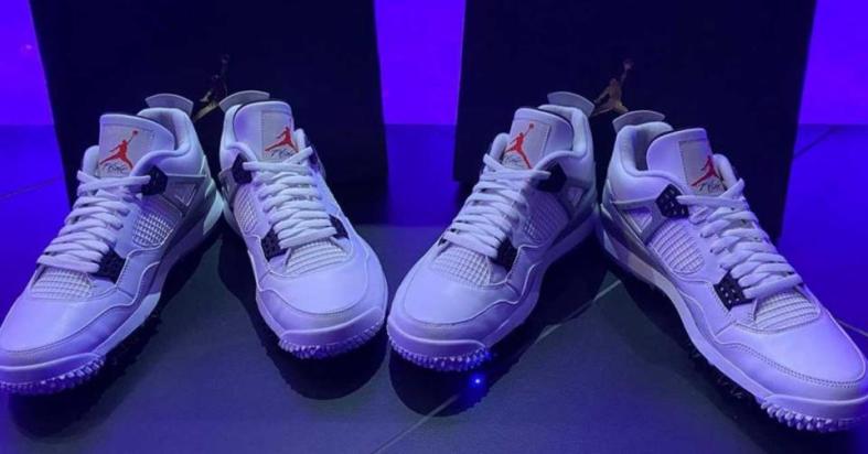 Air Jordan 4 and 5 Golf Shoes Promo