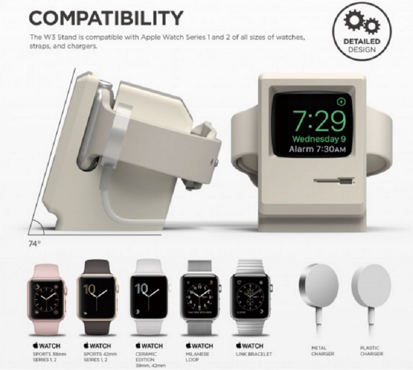 Apple Macintosh Watch retro charger