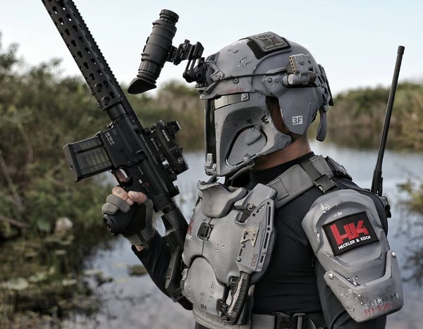 AR500 Armore Boba Fett ballistic gear - 1.jpg Looking like a bulletproof badass bounty hunter