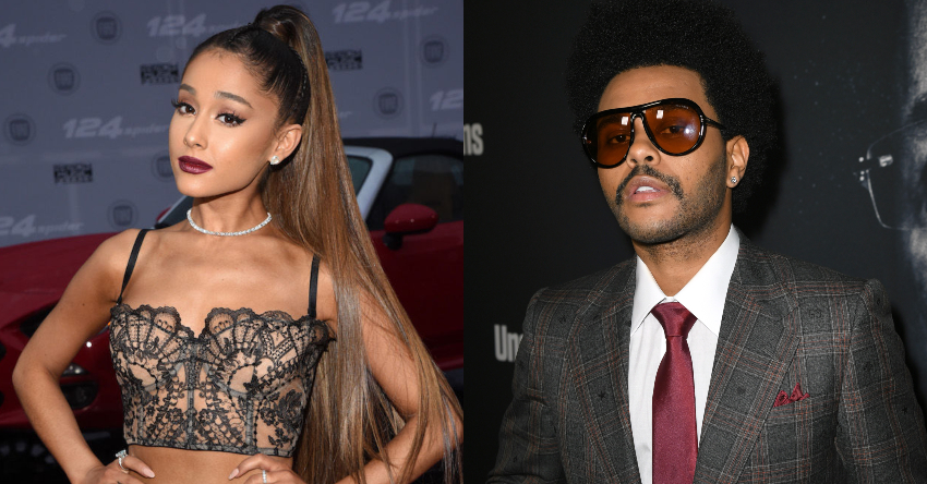 Ariana Grande The Weeknd Split Promo Republic Records