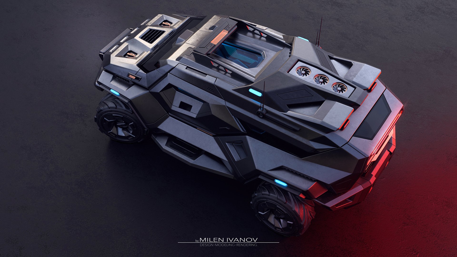 Armortruck Concept by Milen Ivanov (2)