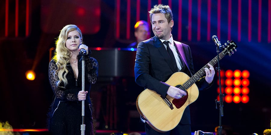 Lavigne and Kroeger rock out at We Day Vancouver in 2013