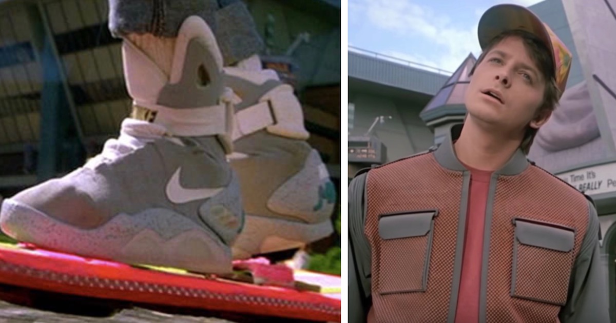 Marty McFly's Self-Lacing Nikes From to the Future: Part Just Sold for - Maxim