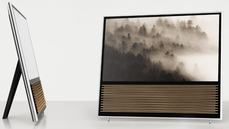 The wood-infused BeoVision 14 UHD TV (Photo: Bang & Olufsen)