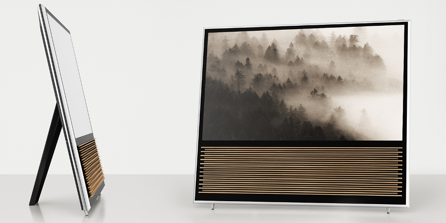 The wood-infused BeoVision 14 UHD TV (Photo: Bang & Olufsen)