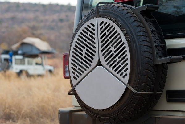 Spare Tire Mount Braai/BBQ Grate (Photo: Front Runner Outfitters)