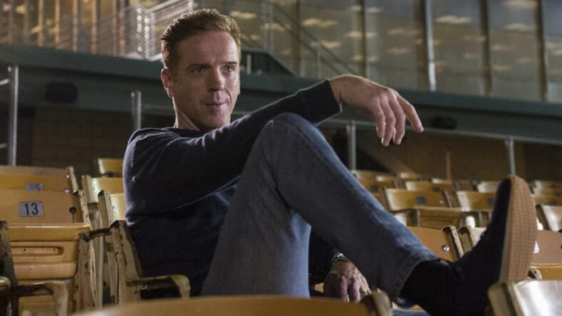 Damian Lewis kicks back as Bobby Axelrod.