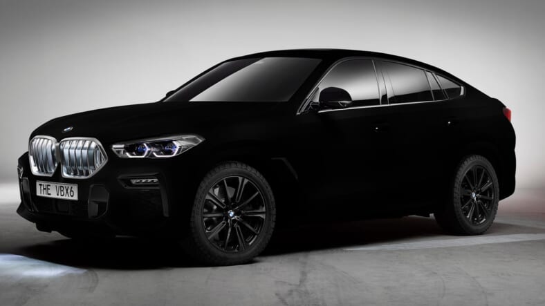 BMW X6 Vantablack Promo