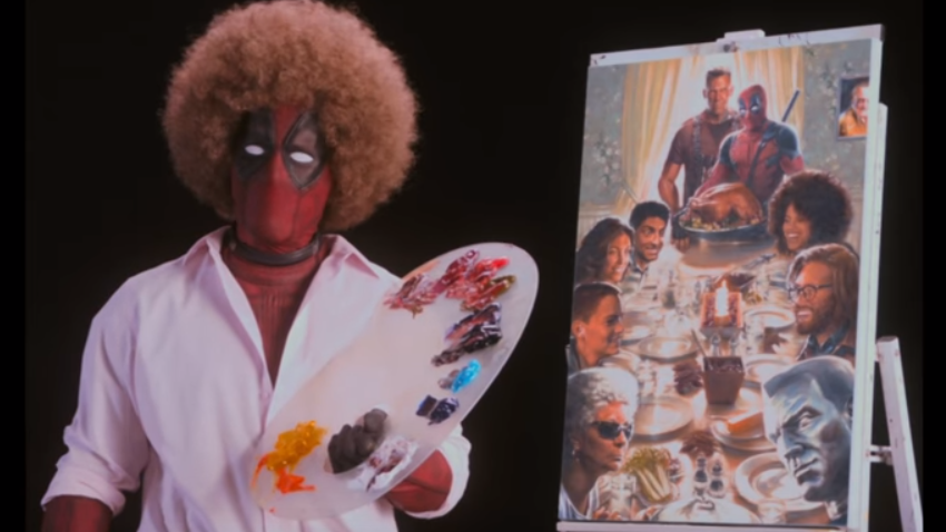 Deadpool Bob Ross