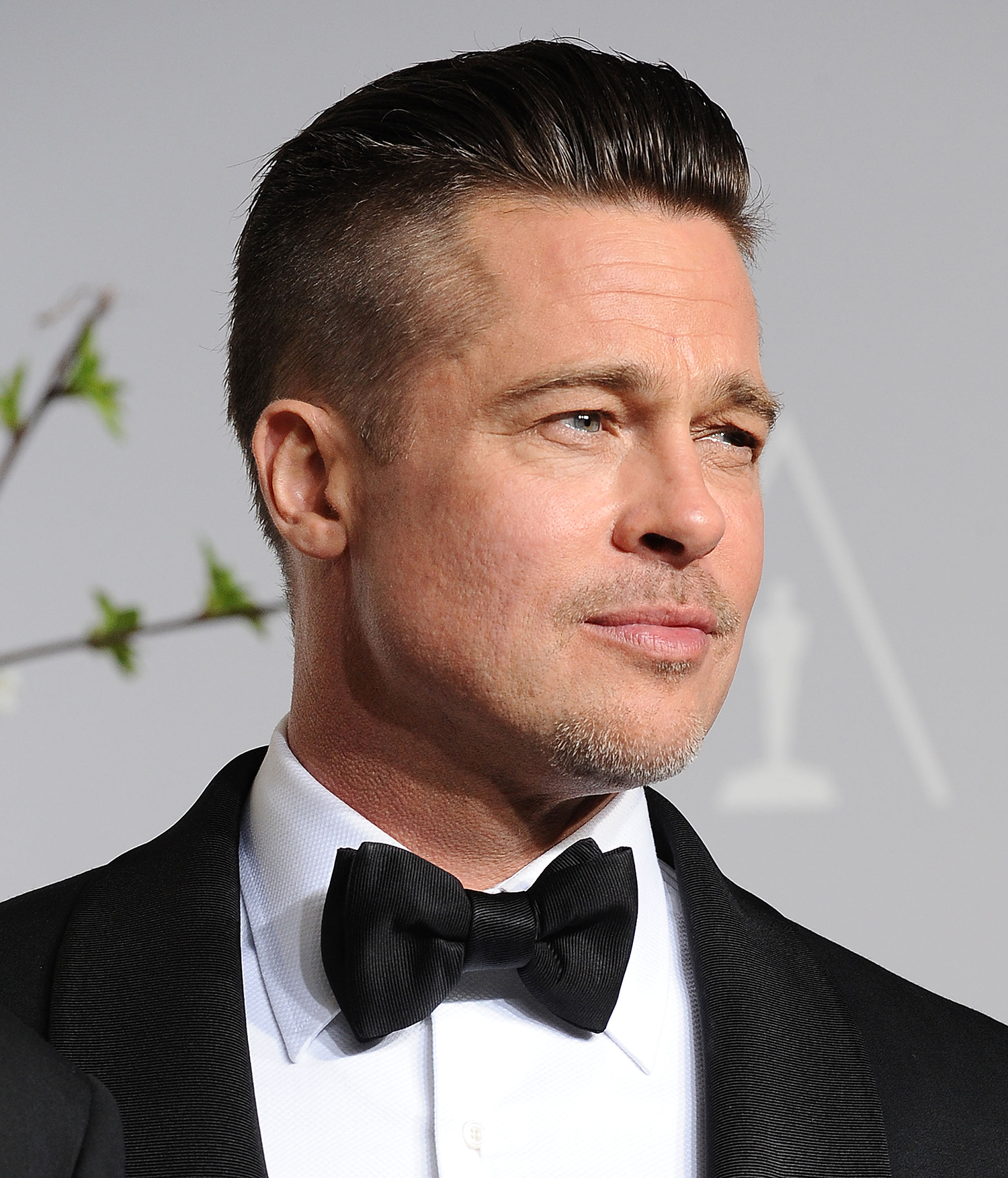 Brad Pitt - Brad's gone through a lot of haircuts over the years, but his buzzed sides and gelled-but-not-crunchy style is the best yet.Photo by: Jason LaVeris/WireImage