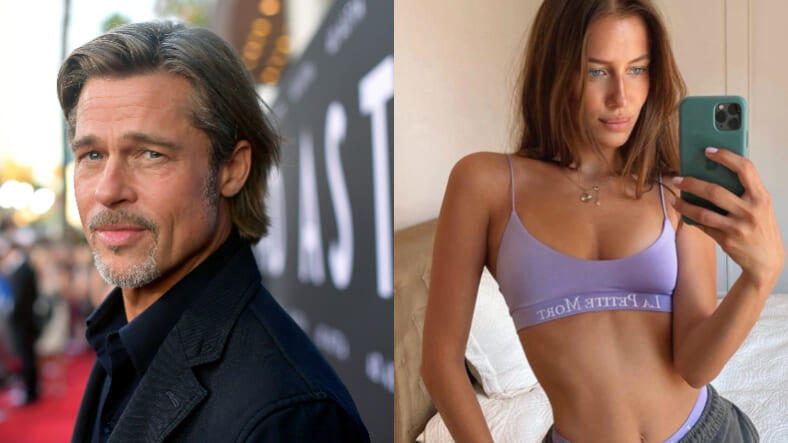 Brad Pitt Nicole Poturalski Split Promo