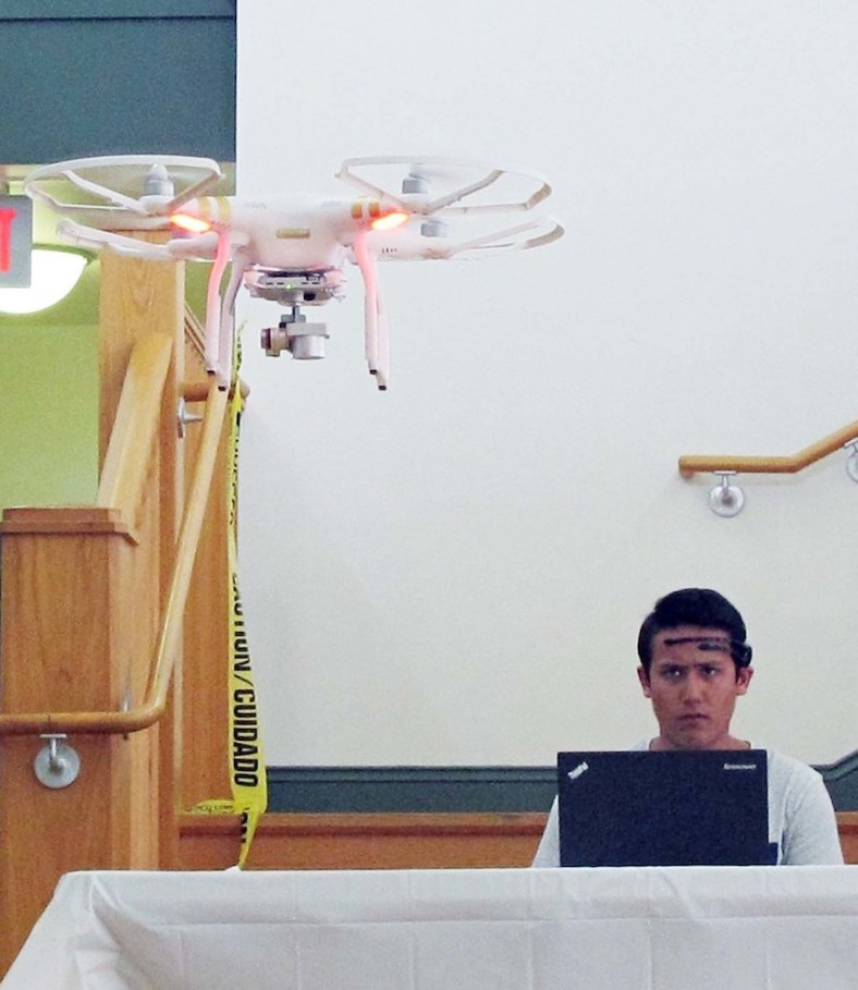 Brain controlled drones AP