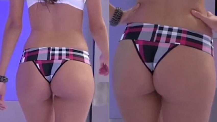 Brazilian model butt close-ups