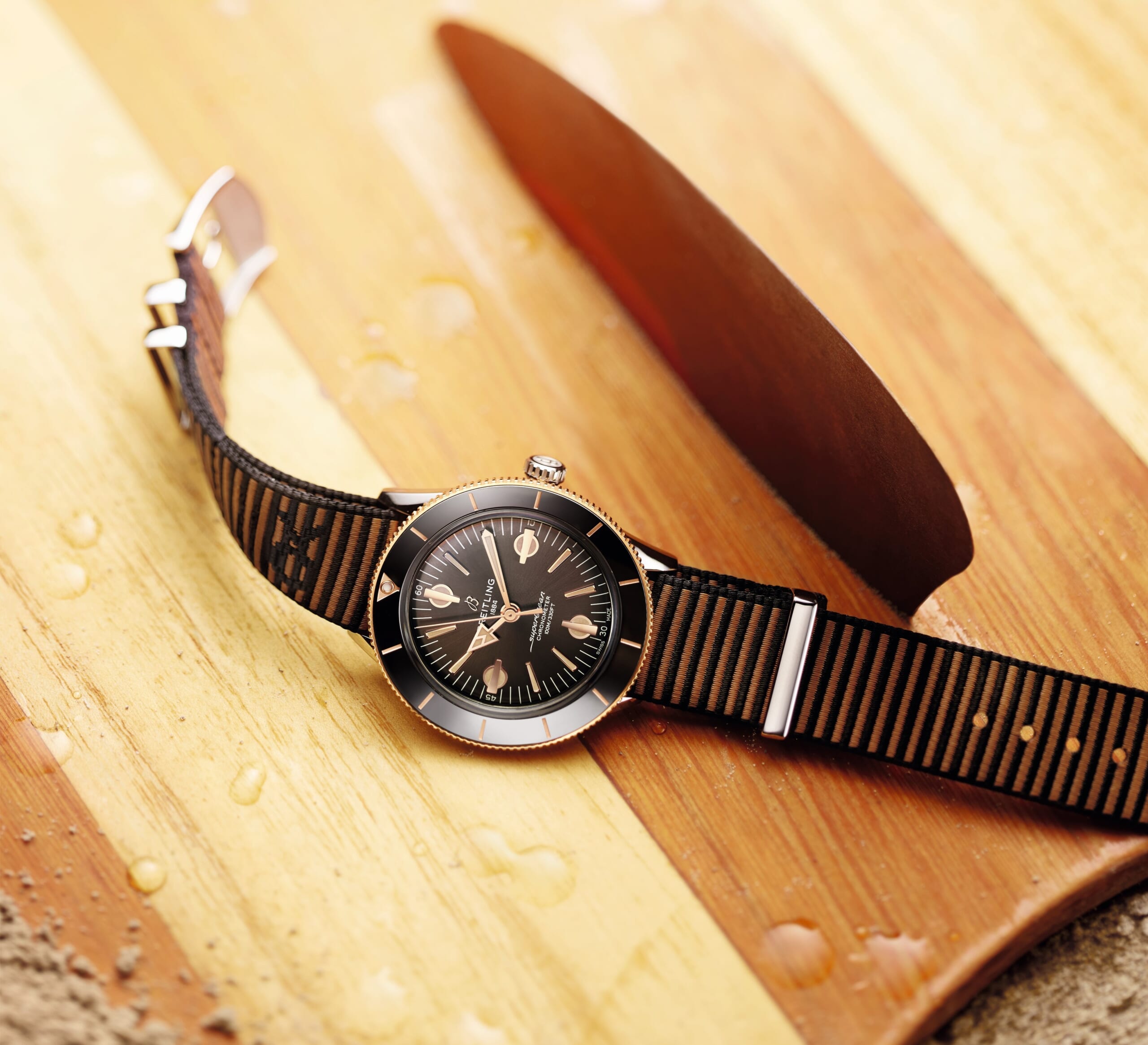 Breitling superocean heritage on sale 2 rose gold