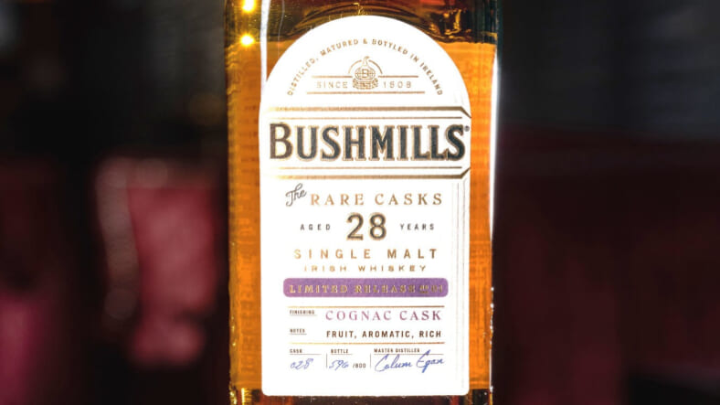 Bushmills 28 Year Old Single Malt Cognac Cask Promo