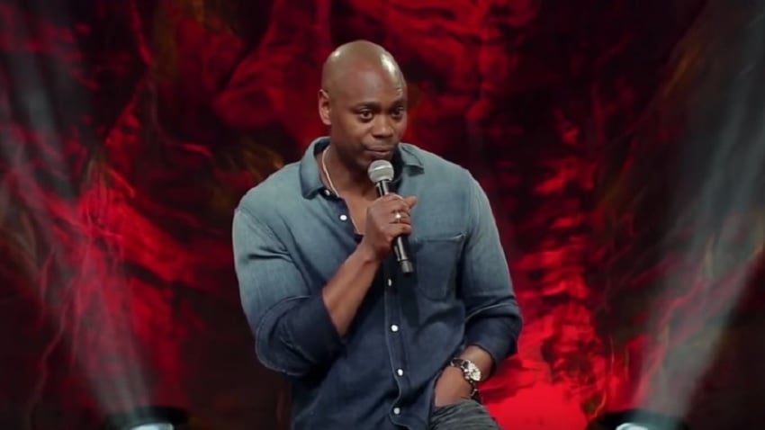 Dave Chappelle Netflix screengrab