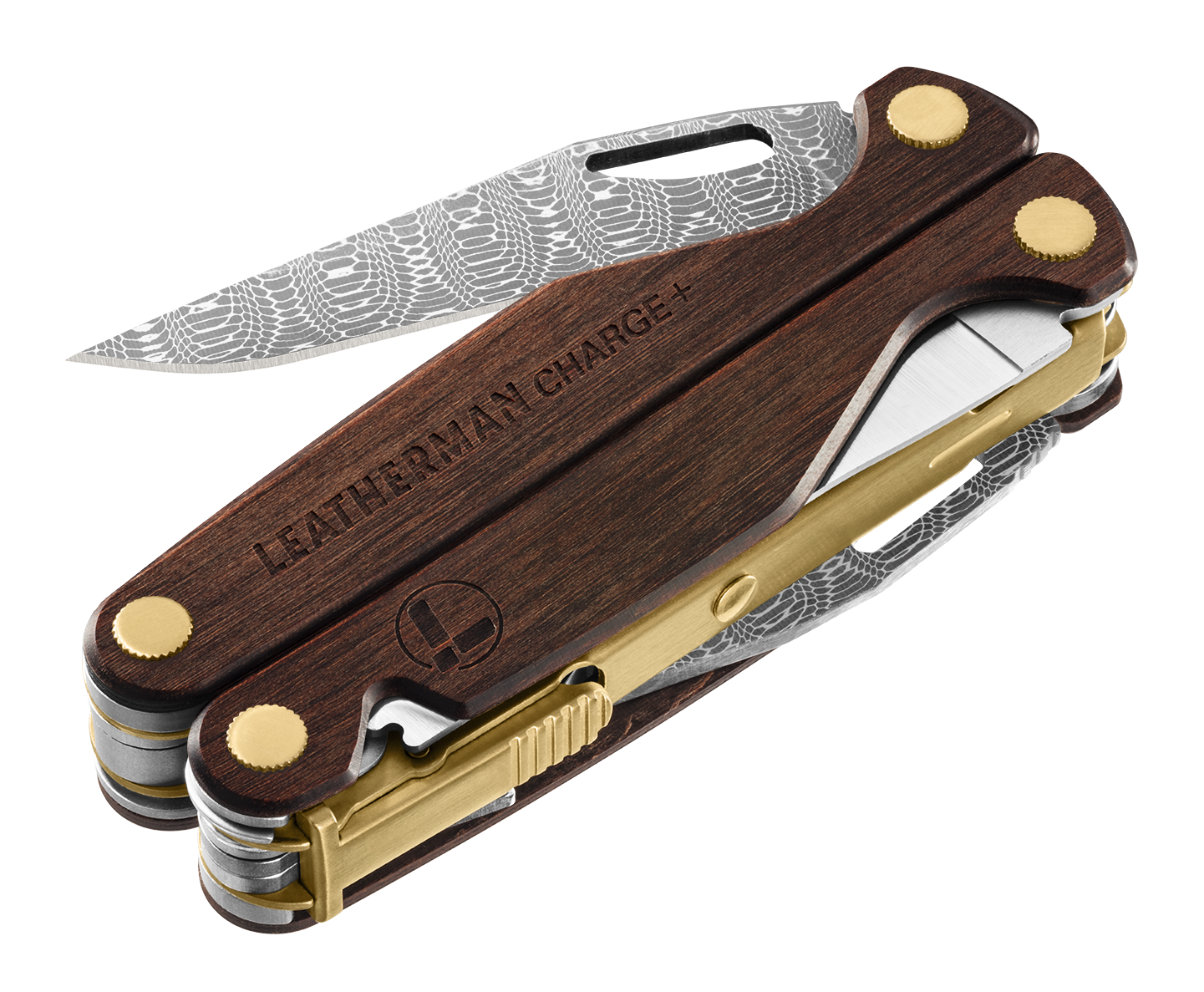 The Leatherman Charge+ Multitool Gets Damascus Steel Limited