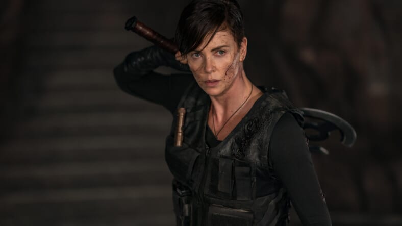 charlize theron the old guard promo
