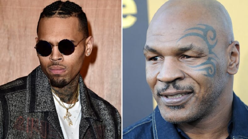 Chris Brown and Mike Tyson