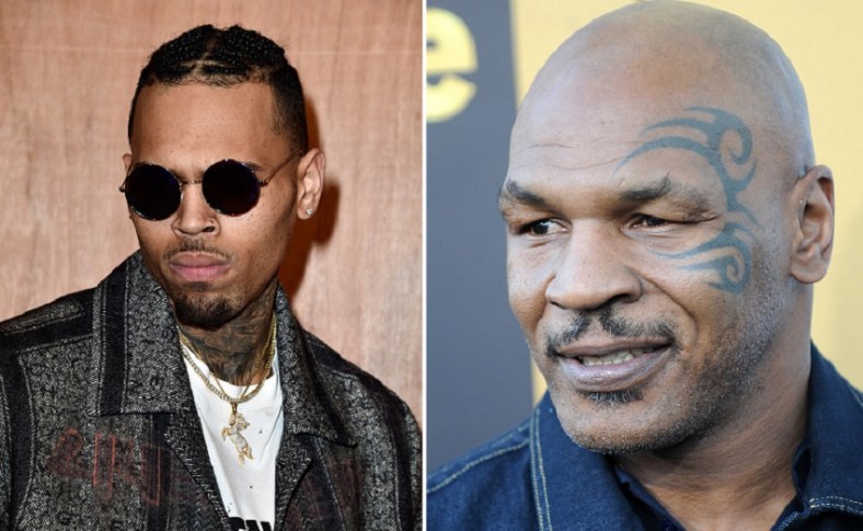 Chris Brown and Mike Tyson