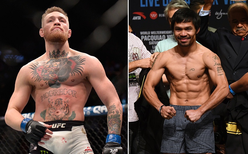 Conor McGregor and Manny Pacquiao