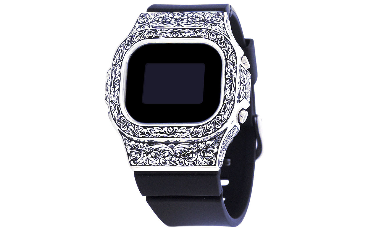 These Striking G-Shock Watches Are Made of Intricately-Engraved