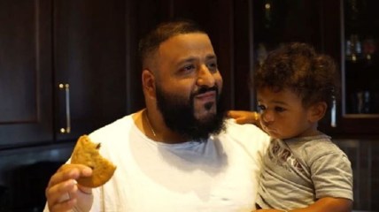 DJ Khaled and son