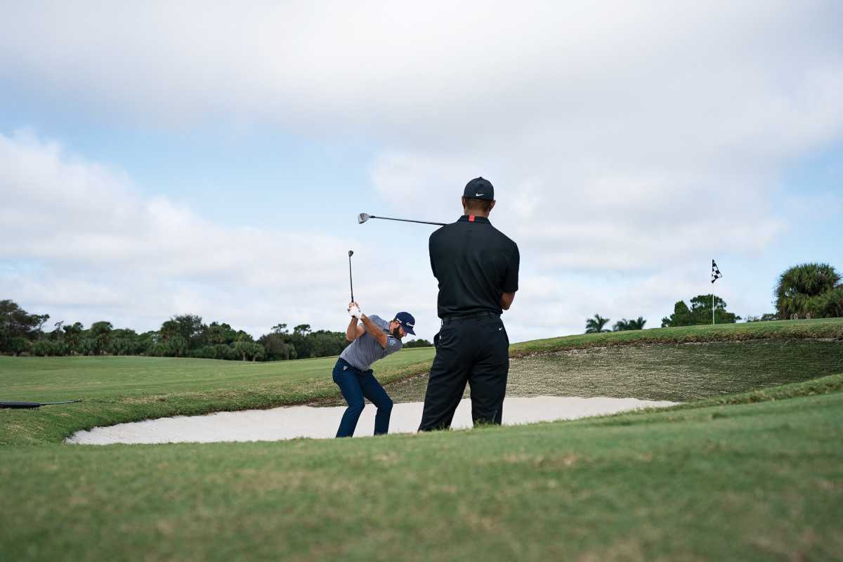 Dustin Johnson Tiger Woods