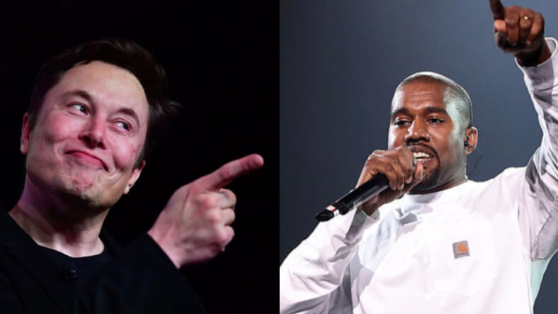 Elon Musk and Kanye West