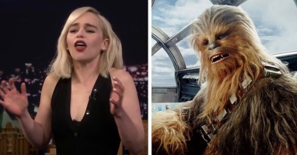 Emilia-Clarke-Wookie-Promo