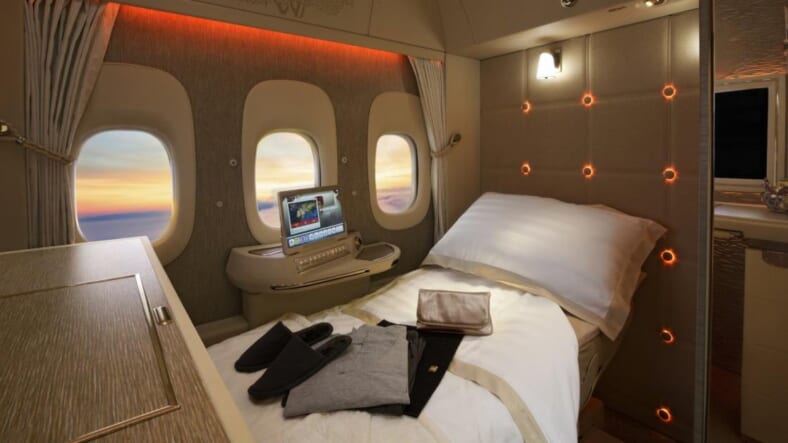 Emirates First Class Suite Promo