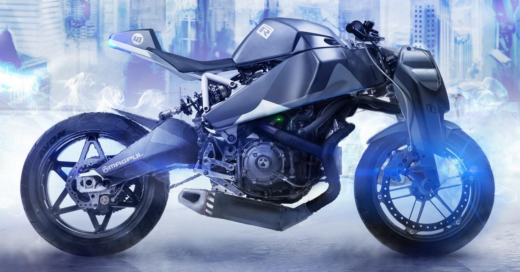 This HandBuilt, Crazy Custom Bike Is the EyePopping Futuristic Ride