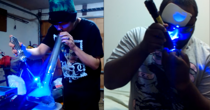 Smoking Weed With Lasers