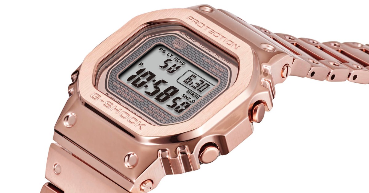GShock Launches Its First Rose Gold Watch For Men Maxim